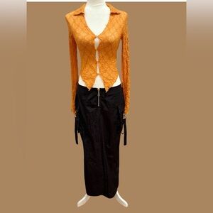 The Ragged Priest Aura Parachute Midi Skirt Size 10